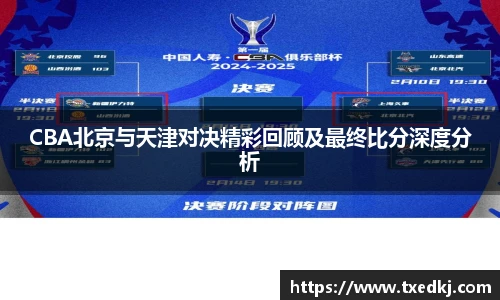 低调看球CBA北京与天津对决精彩回顾及最终比分深度分析